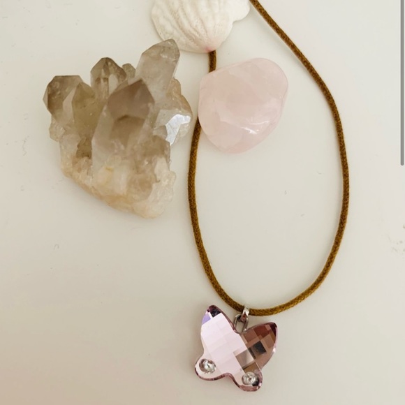 Swarovski butterfly pendant necklace - Picture 1 of 1